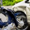 Verkehrsunfall - Linksabbiegerkollision mit einem zum Überholen ansetzenden Kradfahrer